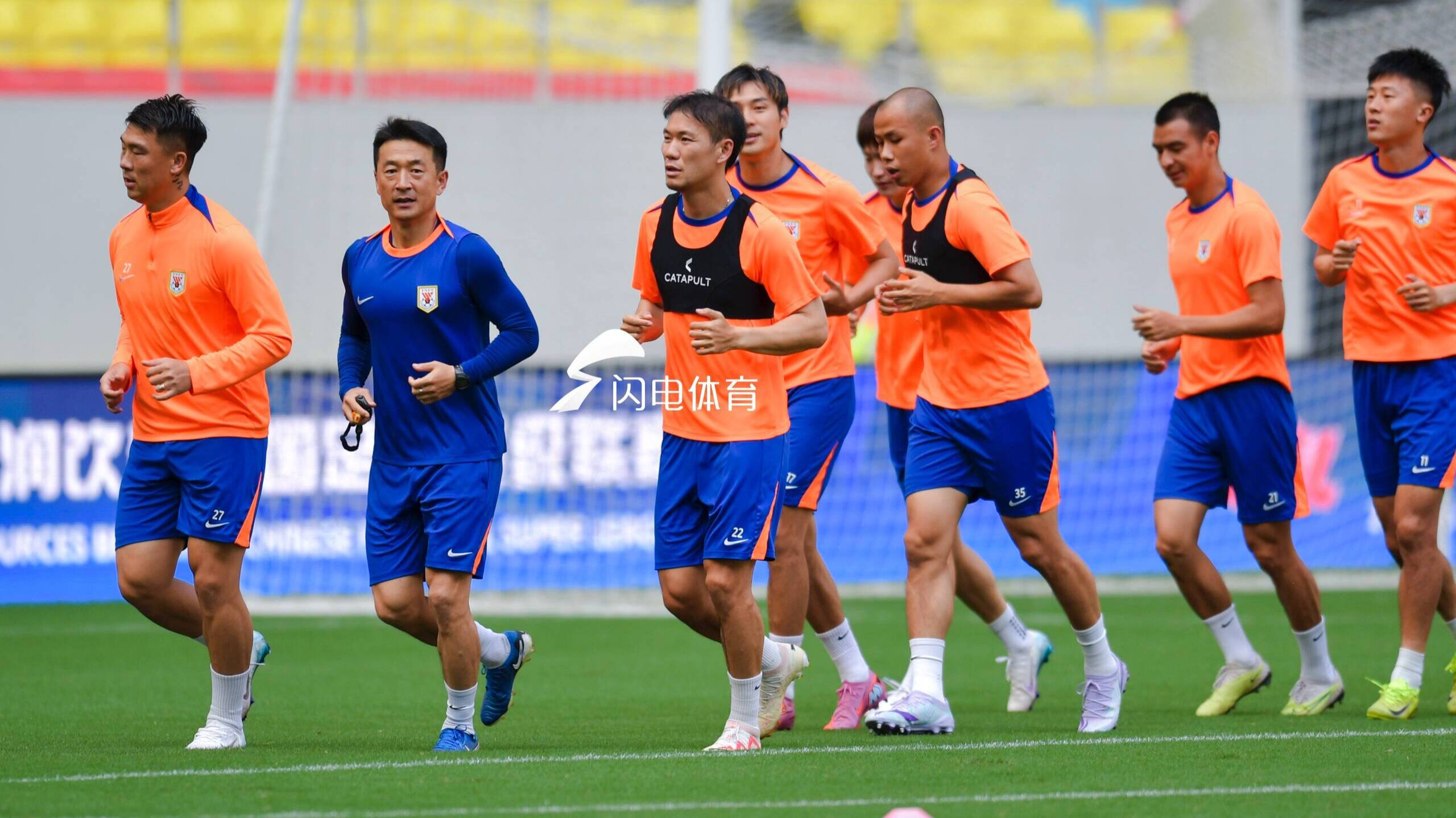 泰山隊僅21人參加合練，三大主力未現身