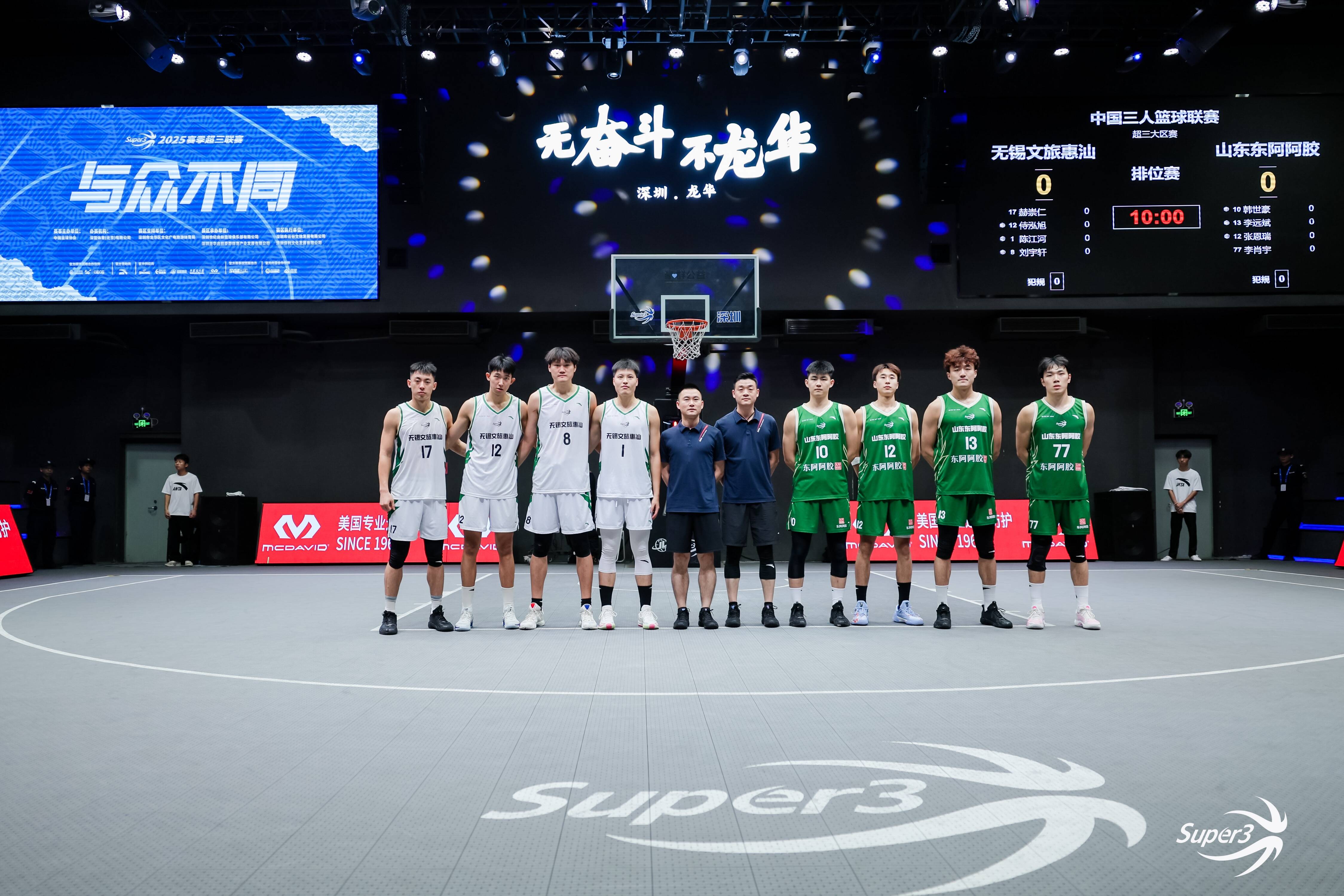 超三聯賽深圳大區賽落幕，山東東阿阿膠隊拚就賽場熱血