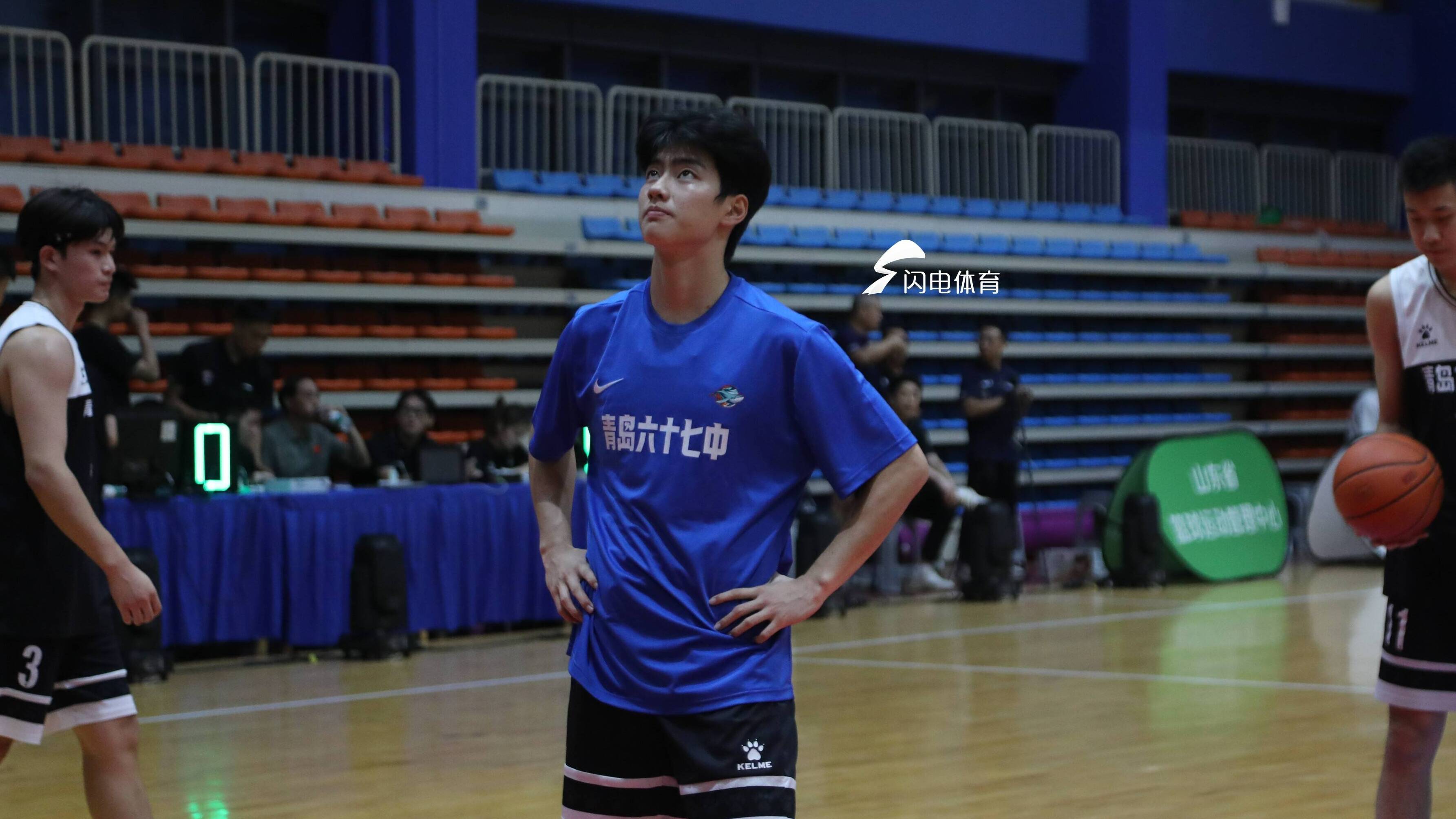 山東省中小學生體育聯賽籃球比賽 青島六十七中奪得高中組季軍