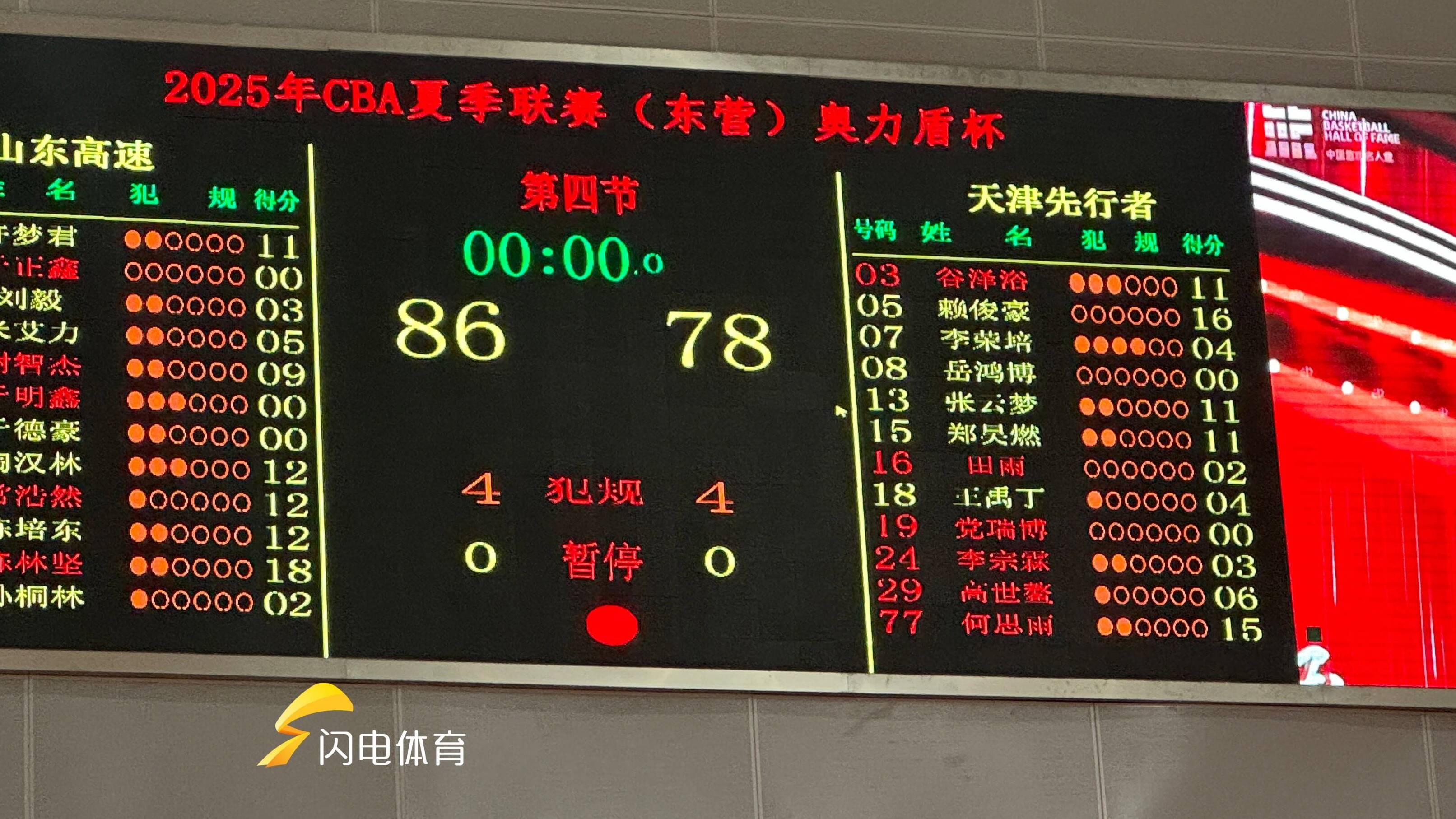 CBA夏季聯賽東營站：陳林堅首秀閃耀 山東男籃開門紅