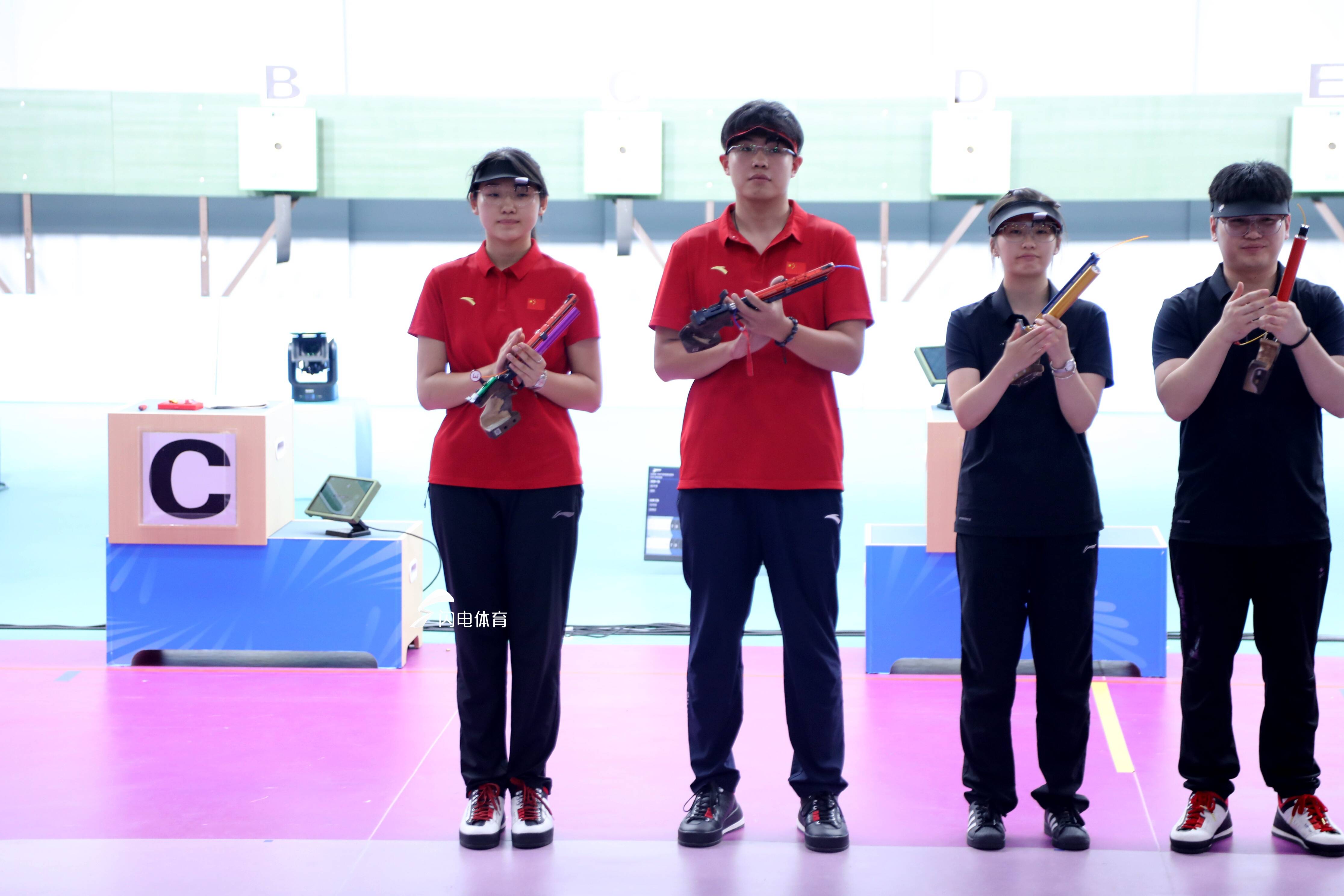 十五運：山東隊奪得10米氣手槍混合團體銀牌