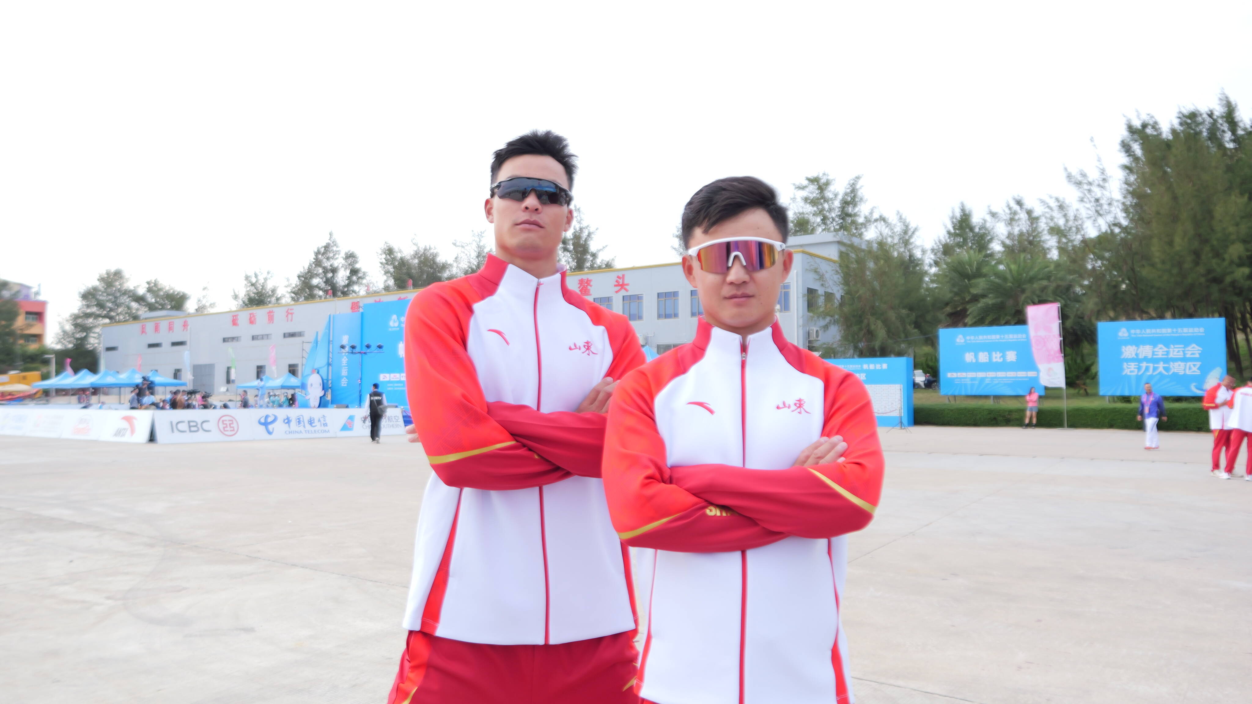 十五运男子帆船:山东组合丁铭良/刘添获得男子49人级季军