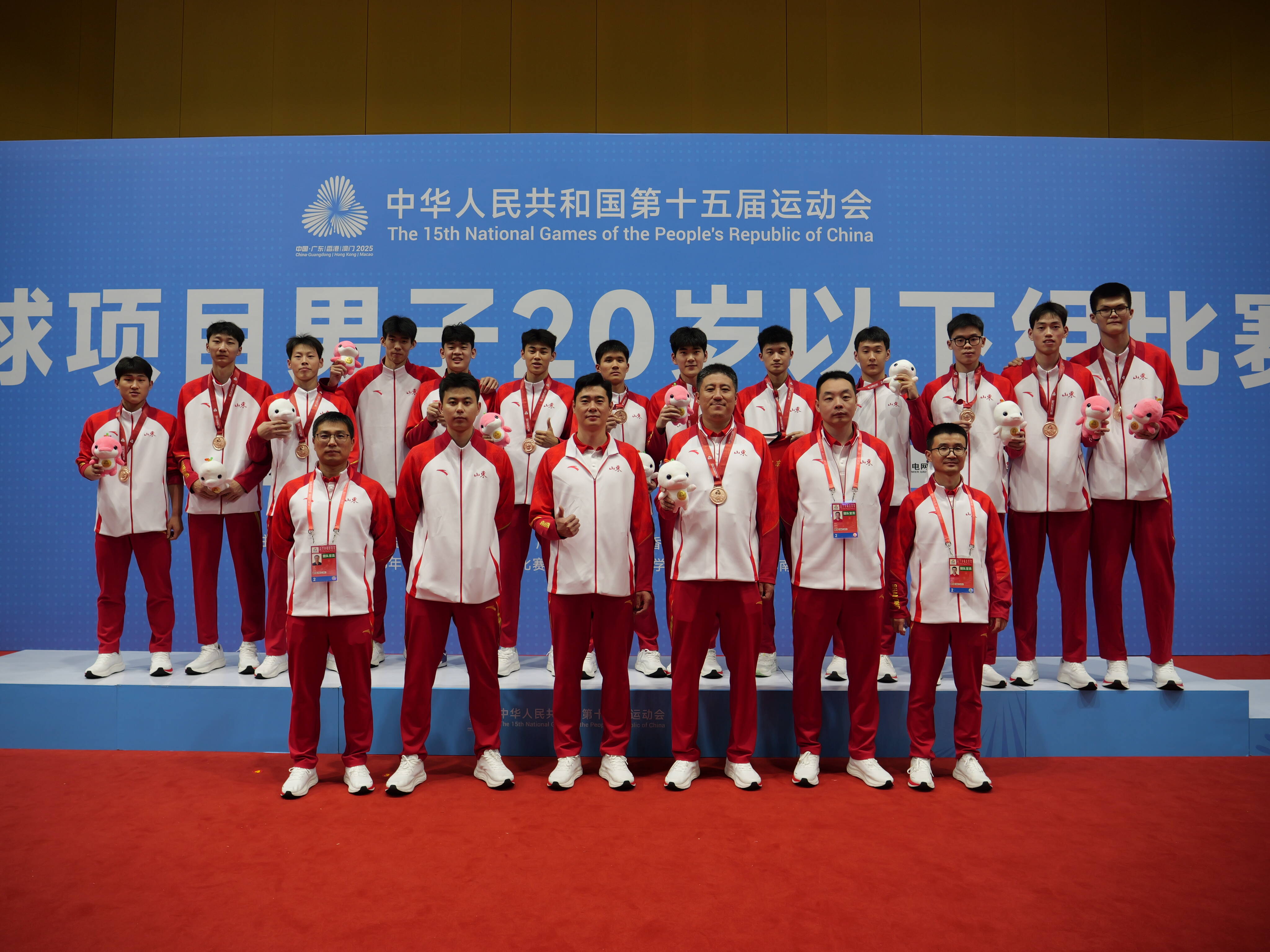 十五運會山東U20男排獲得季軍，主教練張震宇直言有些遺憾