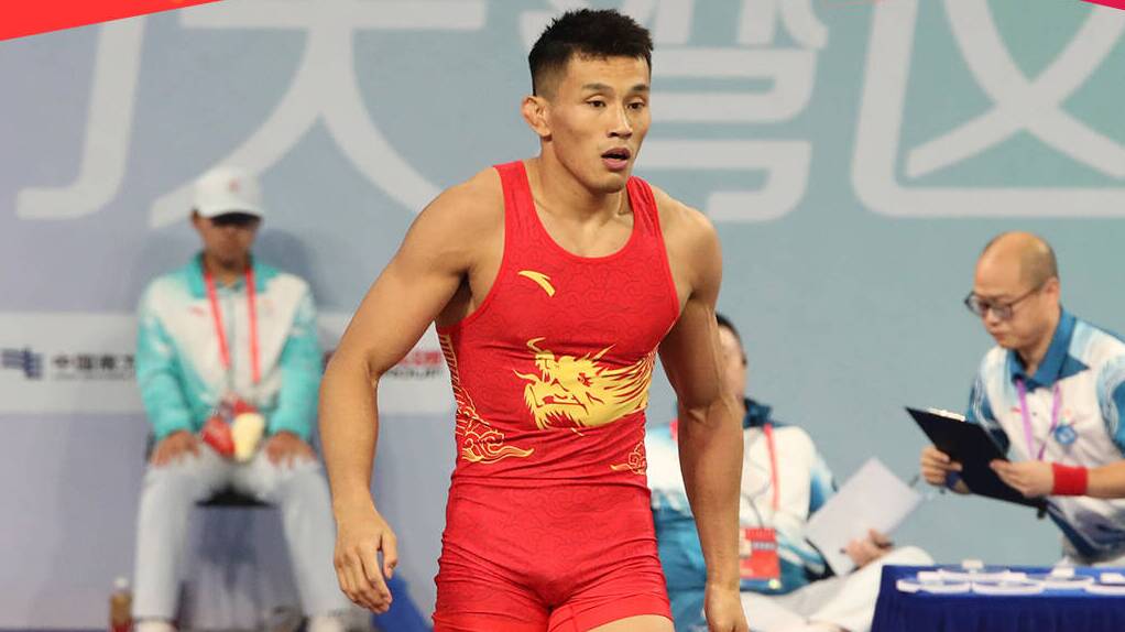 山東選手劉瑞獲十五運會摔跤男子古典式77公斤級金牌