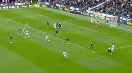 曼城3-2利兹联 福登双响+绝杀格瓦破门+送点