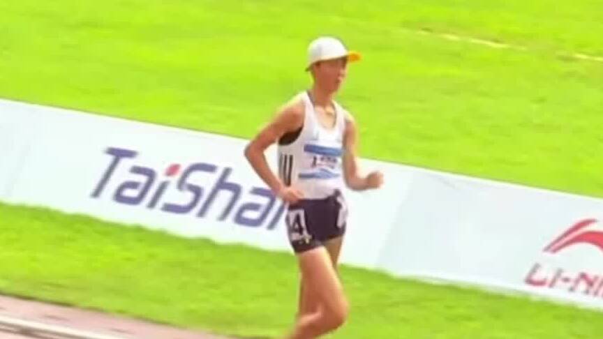 第二届全国青少年田径运动会开幕 山东队选手王雅茹拿下本届赛事首枚金牌