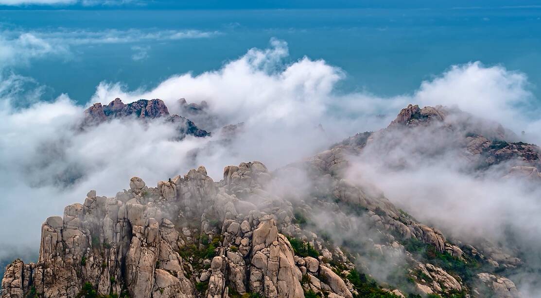 海上仙山震撼瞬间