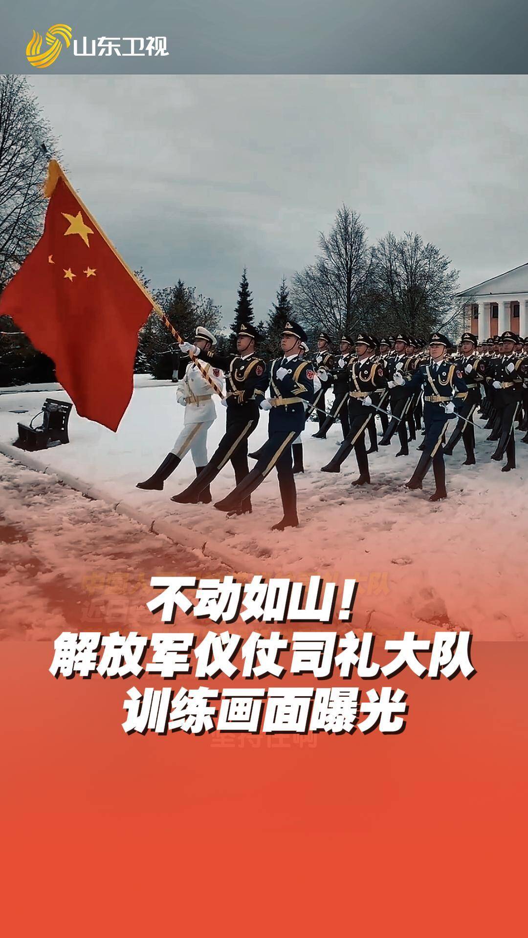 不动如山！解放军仪仗司礼大队训练视频曝光