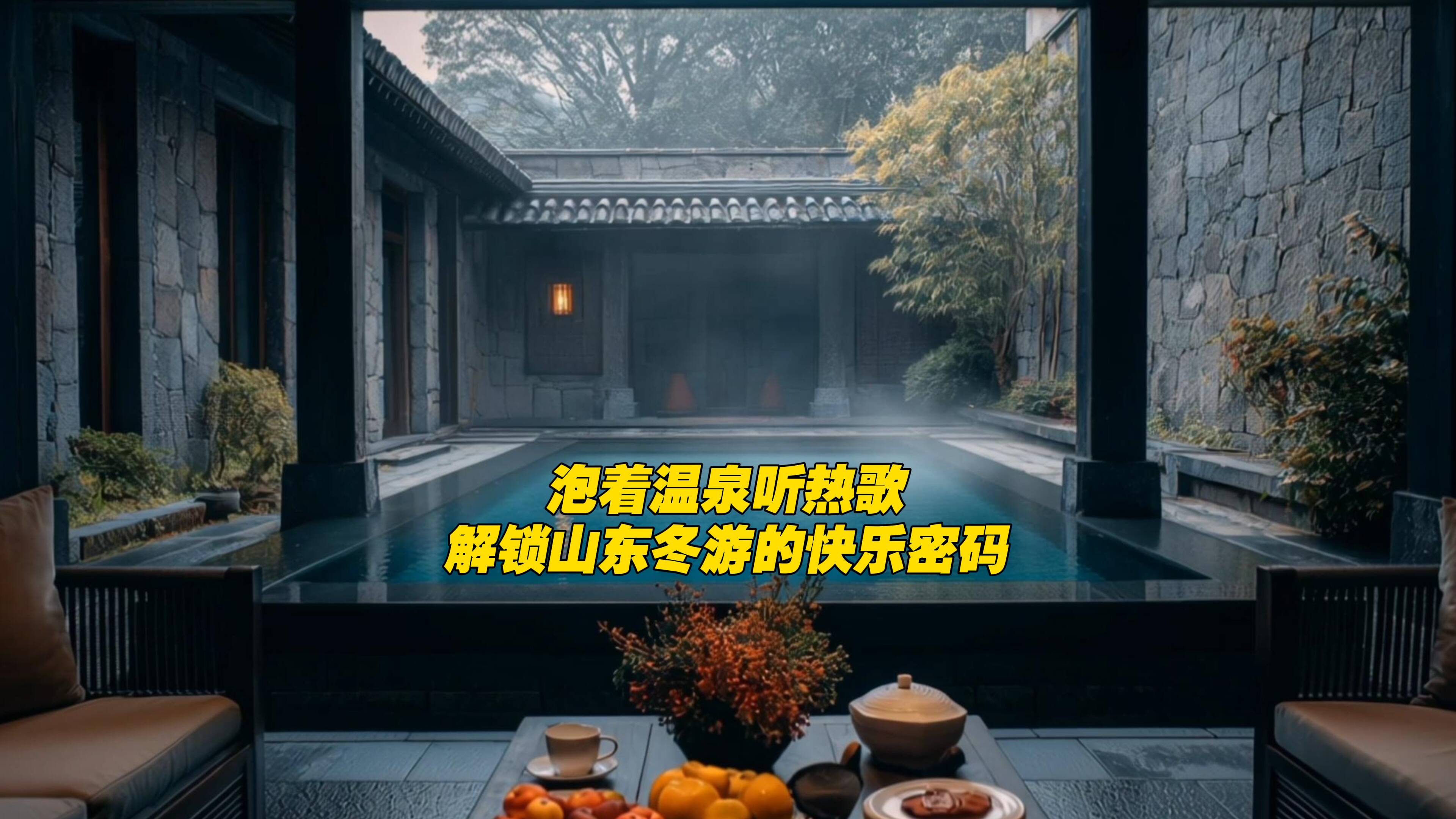 泡着温泉听热歌，解锁山东冬游快乐密码