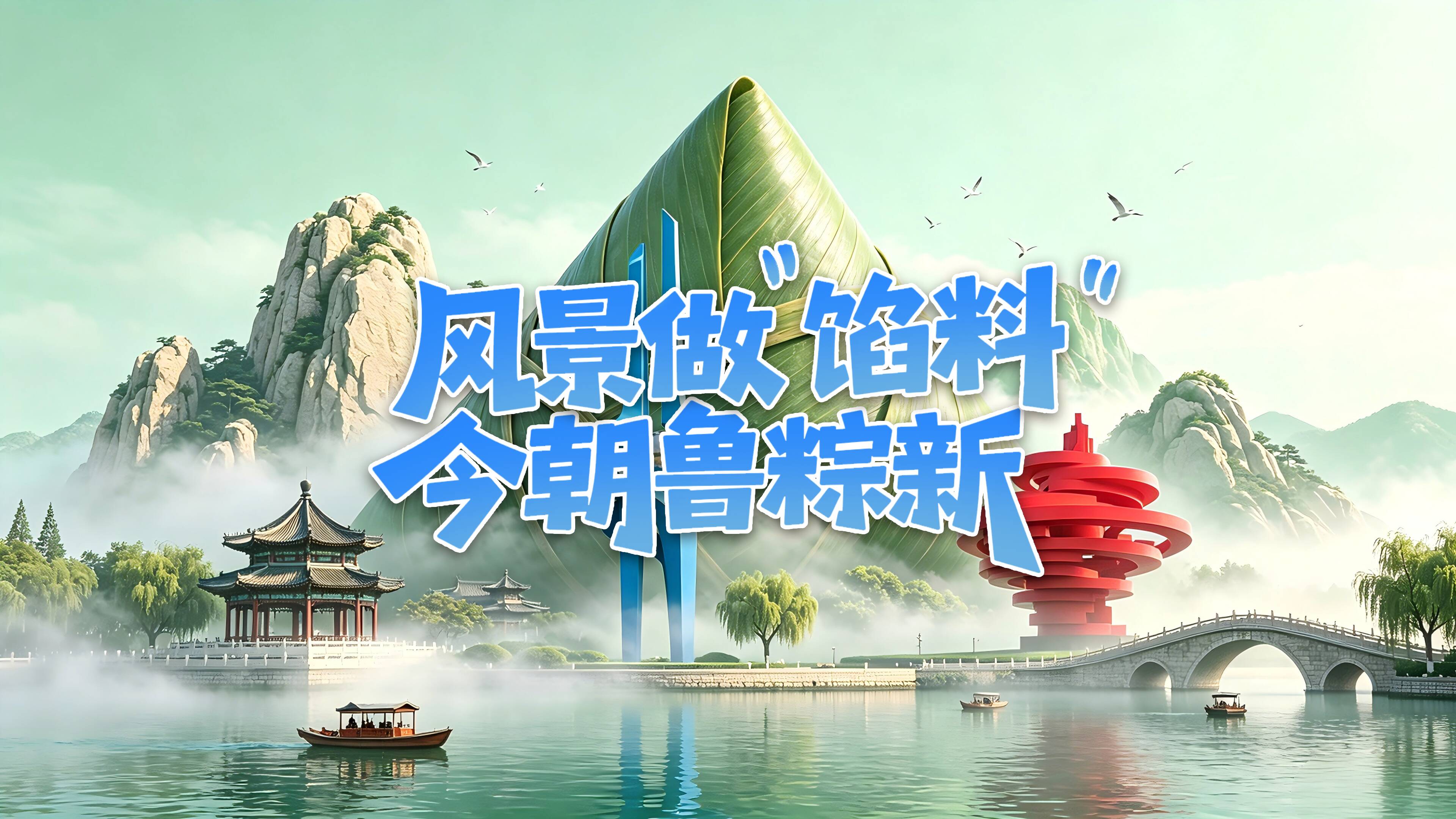 风景做“馅料”，今朝鲁粽新