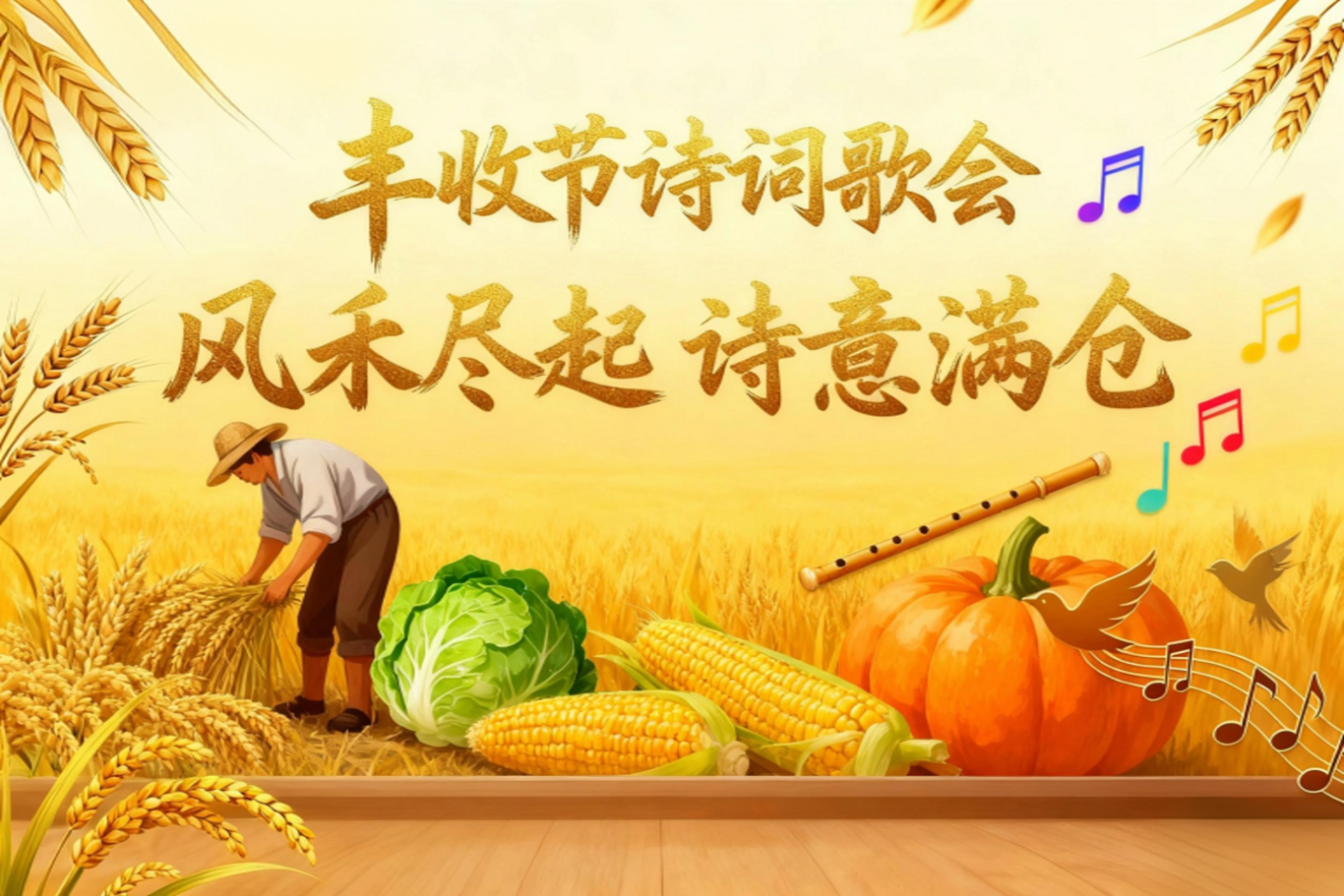 “风禾尽起  诗意满仓”用一首诗咏颂岁物丰成好时光