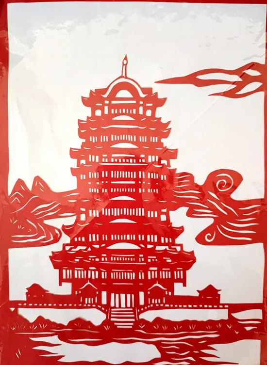 邹平市青阳镇非遗剪纸礼赞黄河