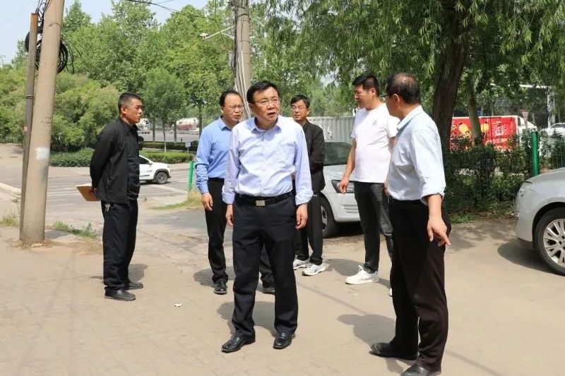 邹平市人大常委会副主任马兵到黛溪街道督导全国文明城市创建工作