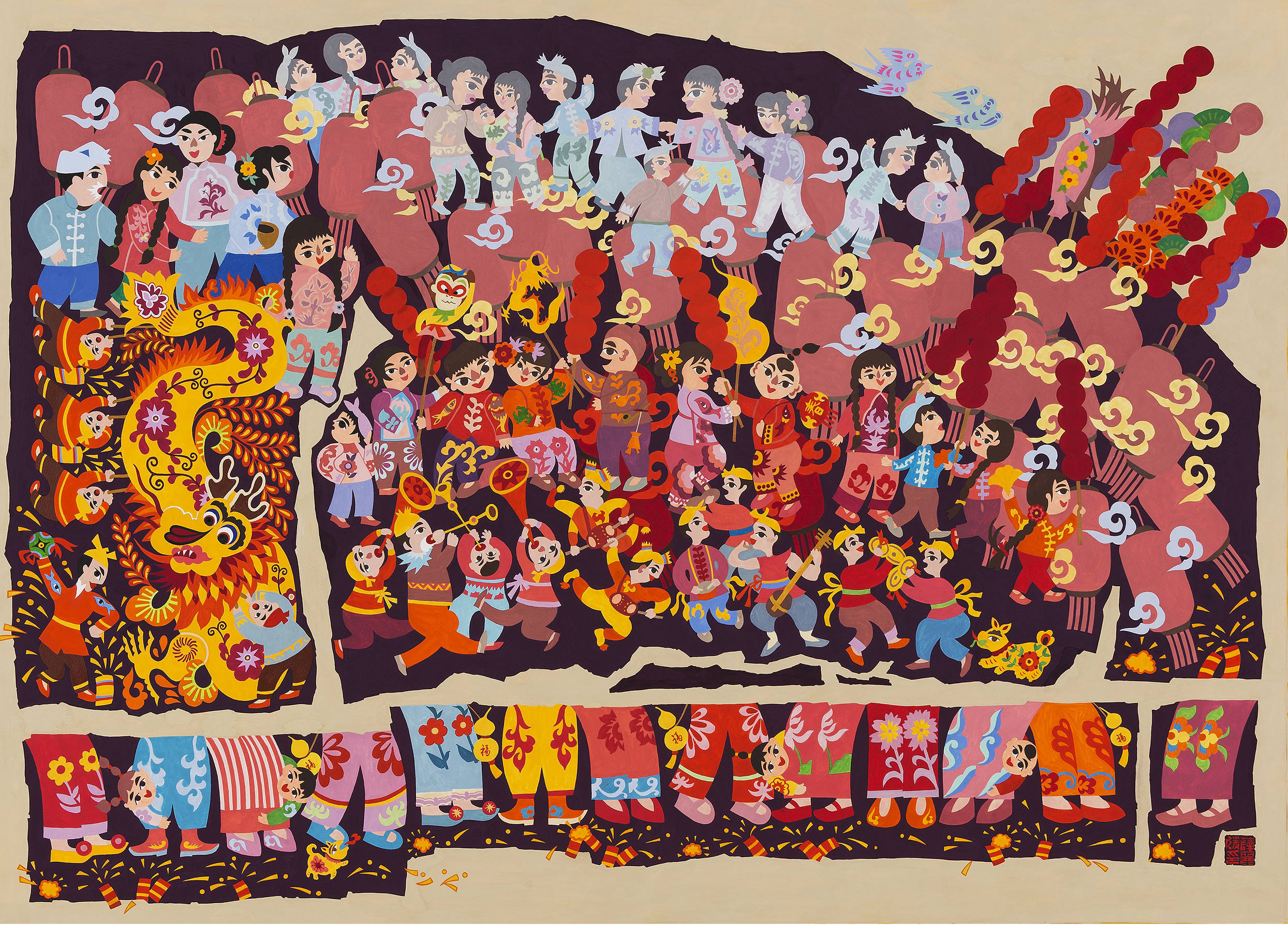 西海岸年画作品露脸国家级展览