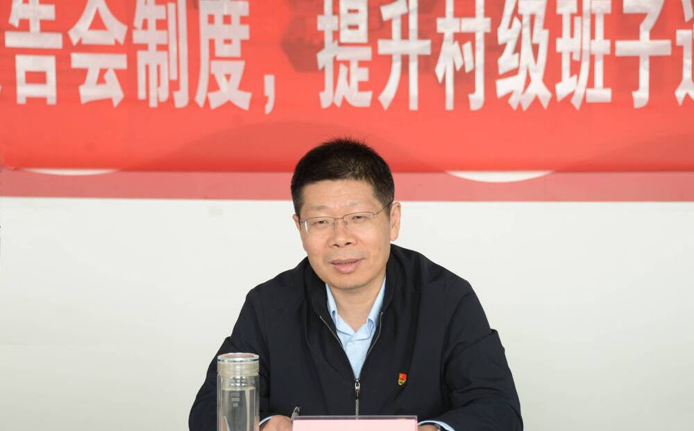 周鹏参加指导杜集镇薛杨村薛庄党支部专题组织生活会