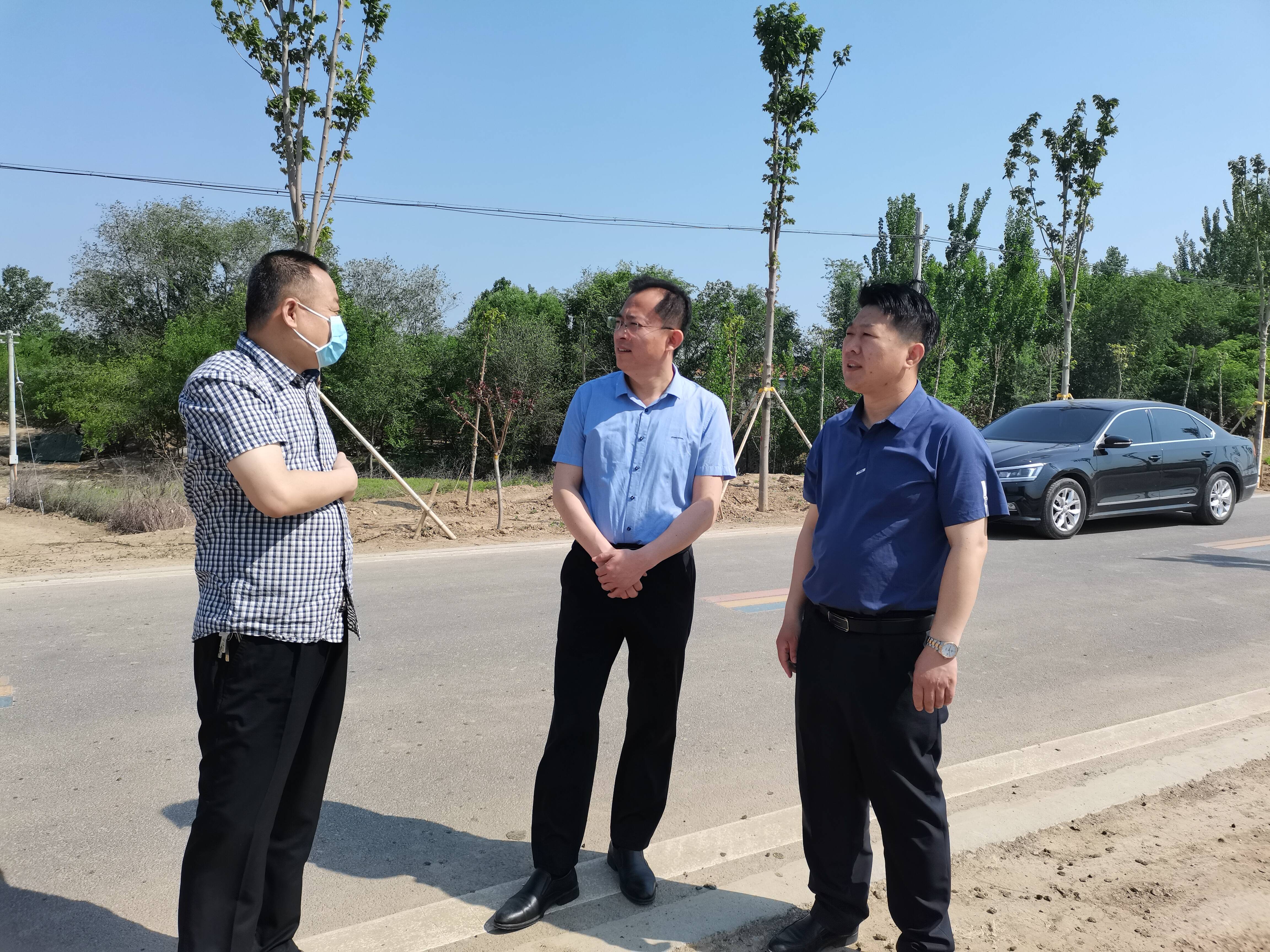 董军到马家沟盘河开展巡河工作