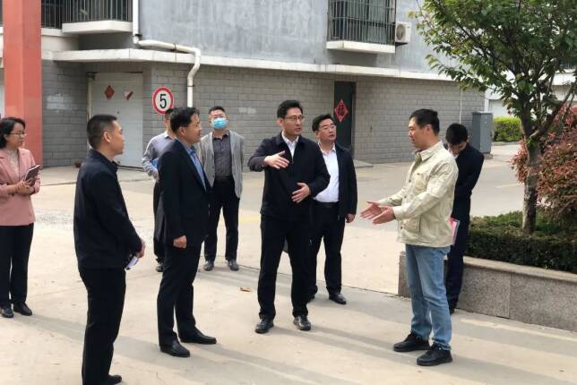 高密市委常委组织部部长毕经伟到娘娘庙社区调度创建全国文明城市工作